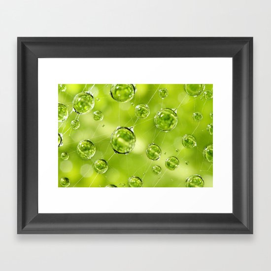 Itsy Bitsy Drops Framed Art Print
