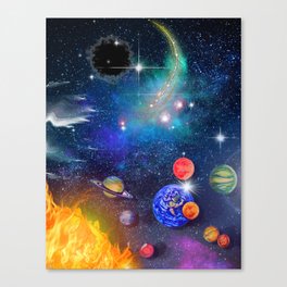 "Celestial Lights" Canvas Print