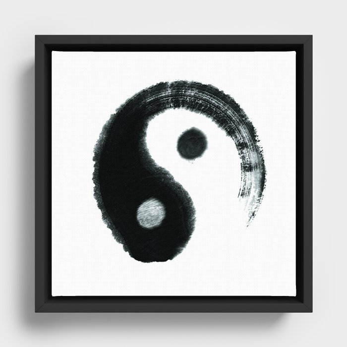 Ying & Yang Framed Canvas