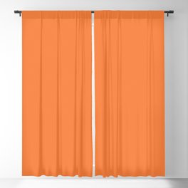Sunbaked orange Blackout Curtain