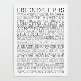 Friendship Manifesto Poster