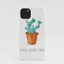 Crazy plant lady iPhone Case