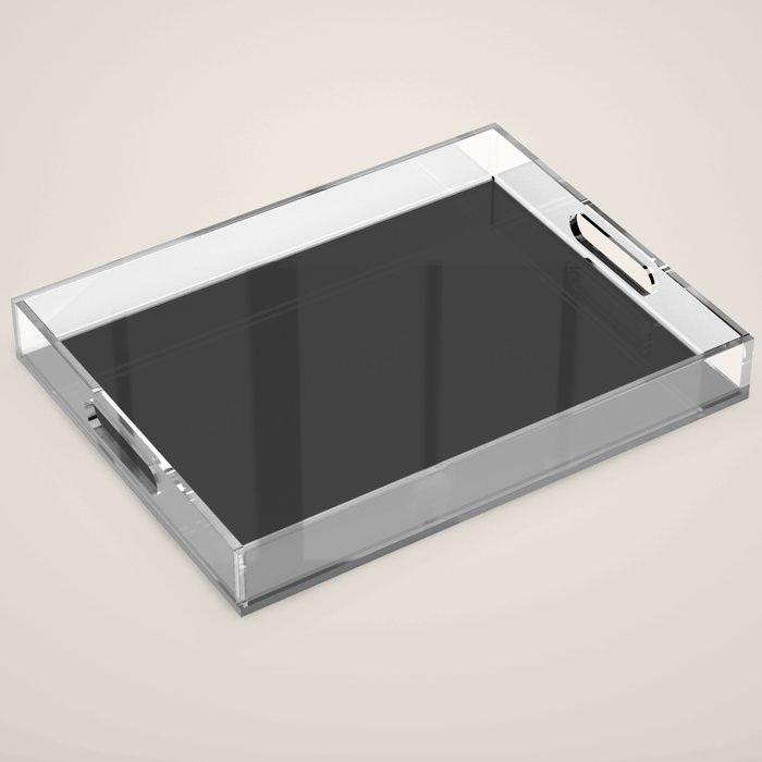 Carbon Black Acrylic Tray