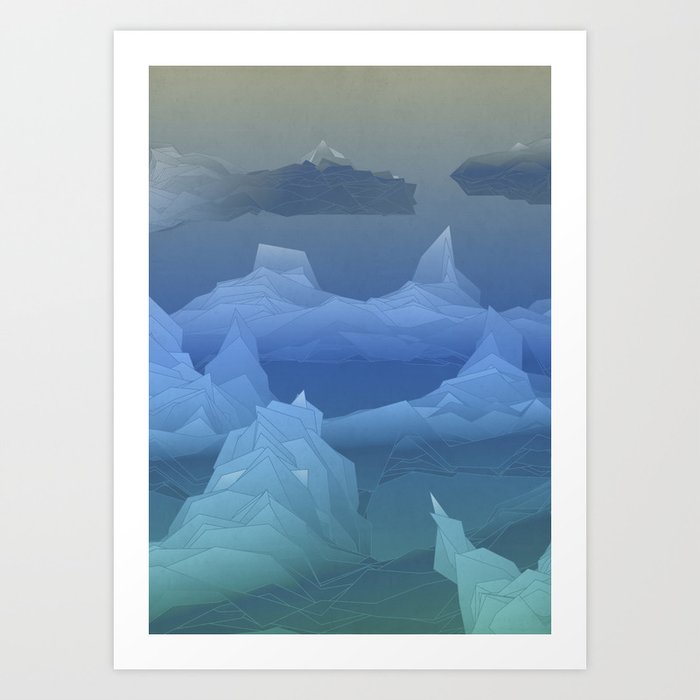 Antarctica Art Print