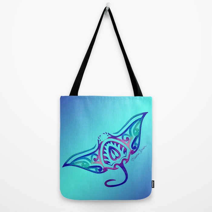 Mantaray top beach bag
