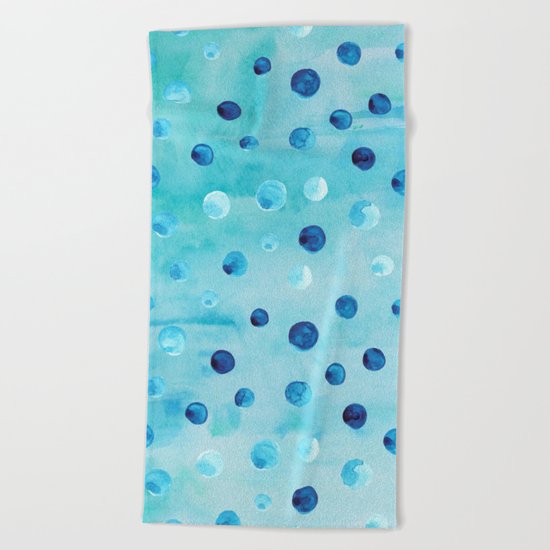 Polka Dot Pattern 03 Beach Towel