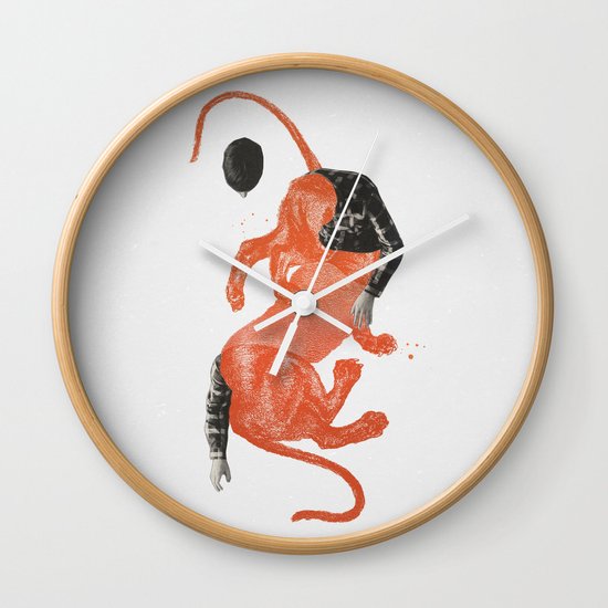To The Beasts Wall Clock
