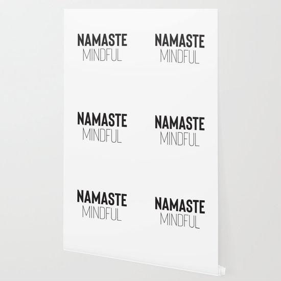 Namaste Mindful Wallpaper By Giannajoseph Society6