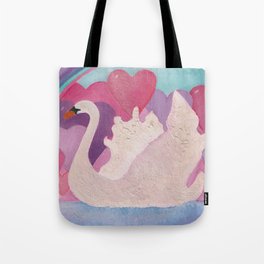 Iced Swan Tote Bag