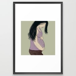 There are those who only dream of being pregnant Framed Art Print
