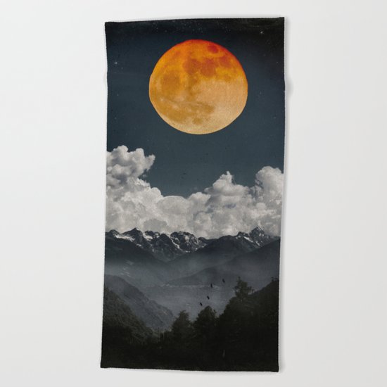 Moon Melodies Beach Towel