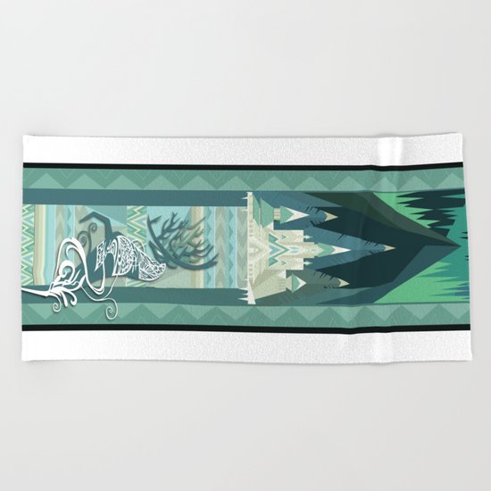 A Fantasy Story Beach Towel