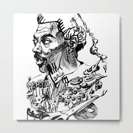 Eddie Murphy Project Metal Print | Black And White, Star, Eddiemurphy, Drawing, Project, Graphic, Ink 