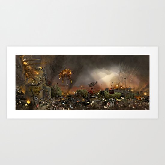 Apocalypse Leeds Art Print