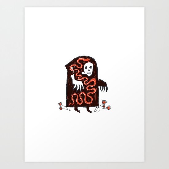 The Effects of Capitalism on Creation Art Print