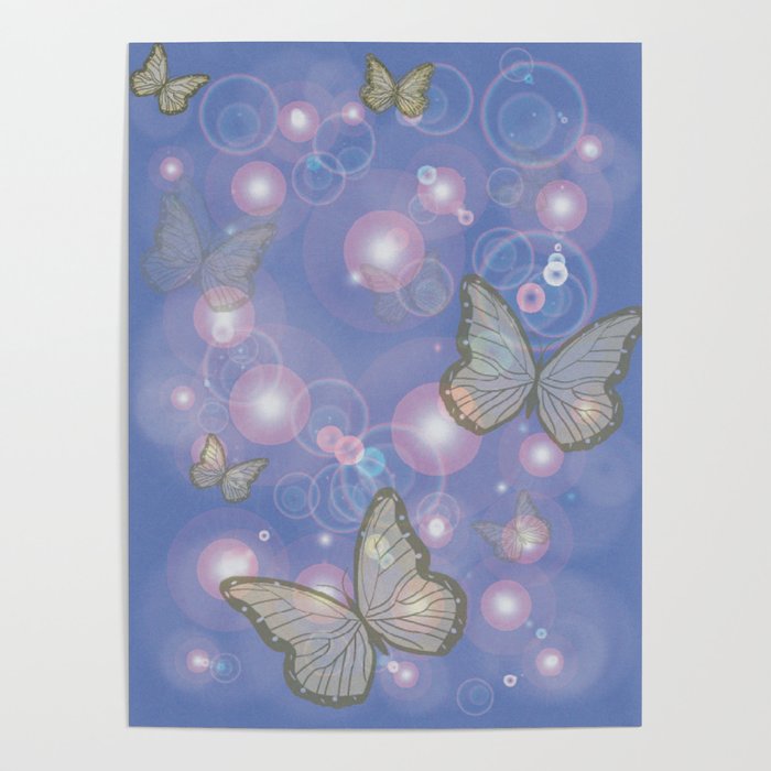 Whimsical Butterfly Poster