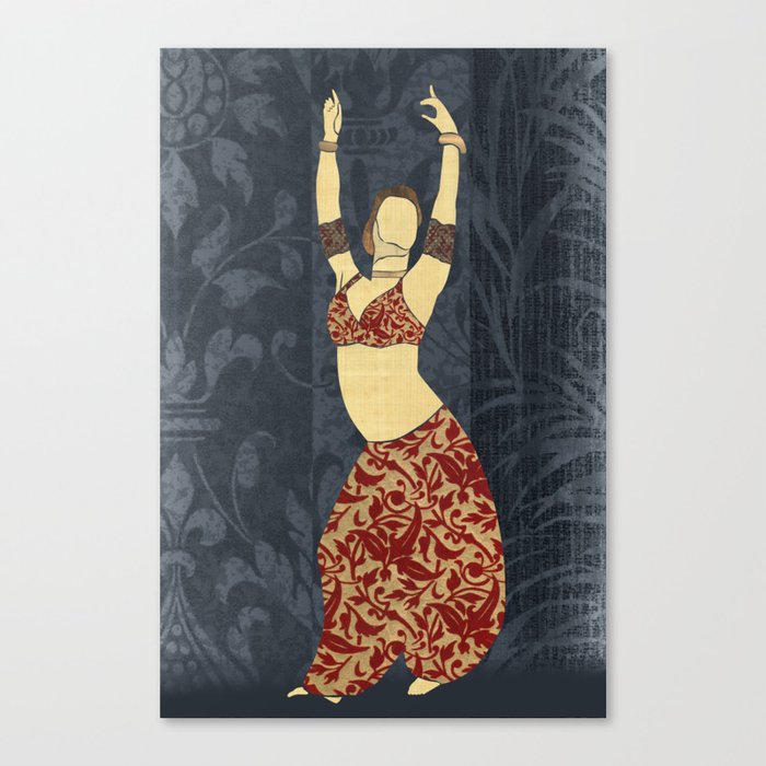 Belly dancer 17 Canvas Print
