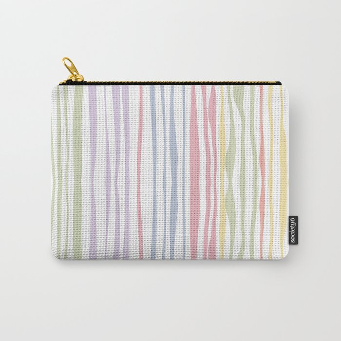 Twisty Candy Stripe Carry-All Pouch