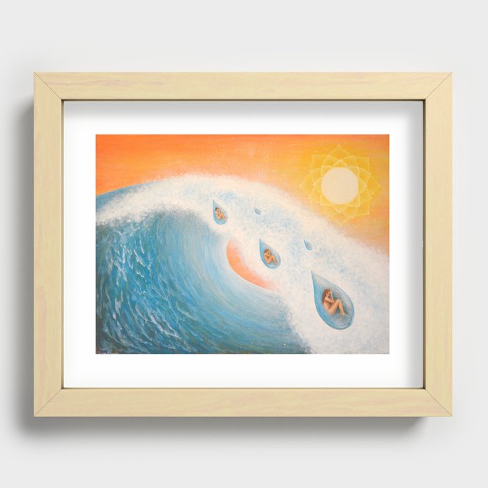 A Drop In The Ocean Recessed Framed Print