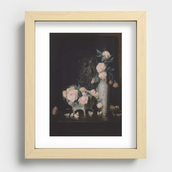 Wilting Roses Recessed Framed Print