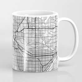 Minneapolis City Map of the United States - Light Coffee Mug
