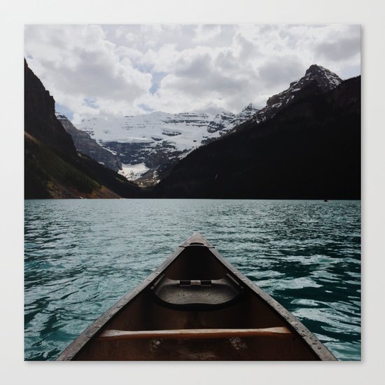 Canoe Canvas Print
