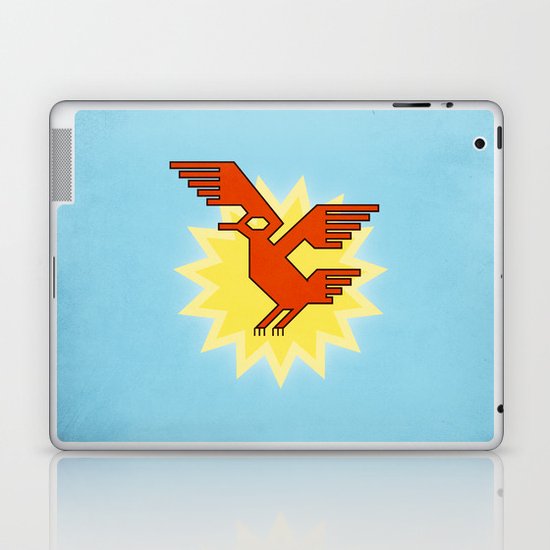 Geometric Andean Condor Bird Laptop & iPad Skin
