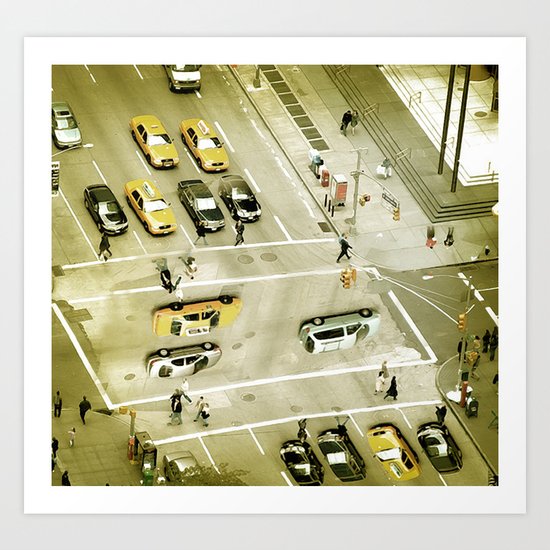Escher Intersection Art Print