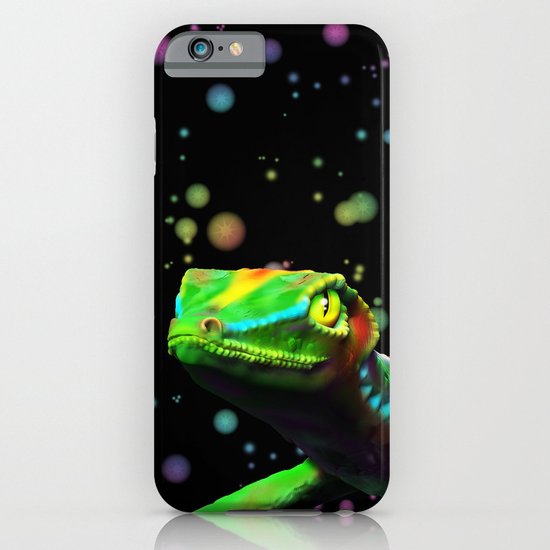 Gecko Lizard Close up 3d digital Art iPhone & iPod Case