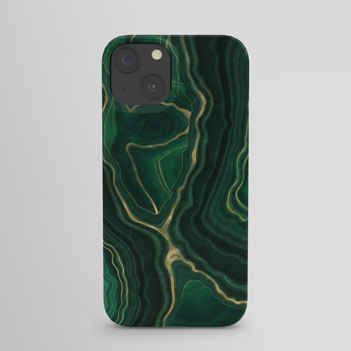 Malachite Texture 09 iPhone Case
