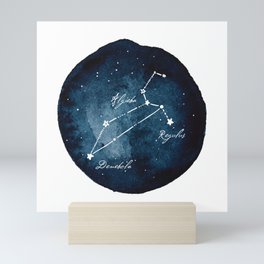 Leo Zodiac Constellation Mini Art Print