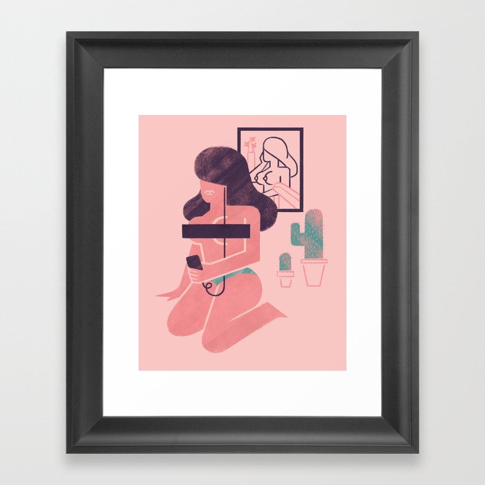 Censored Framed Art Print