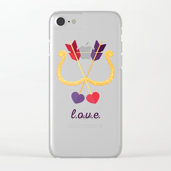 Take A Shot At L.O.V.E. Clear iPhone Case