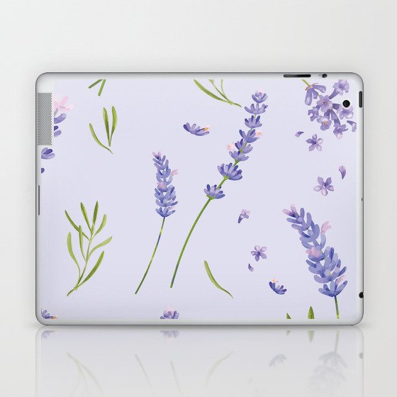 Lavender, Flower Purple Laptop & iPad Skin