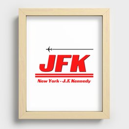 JFK Recessed Framed Print