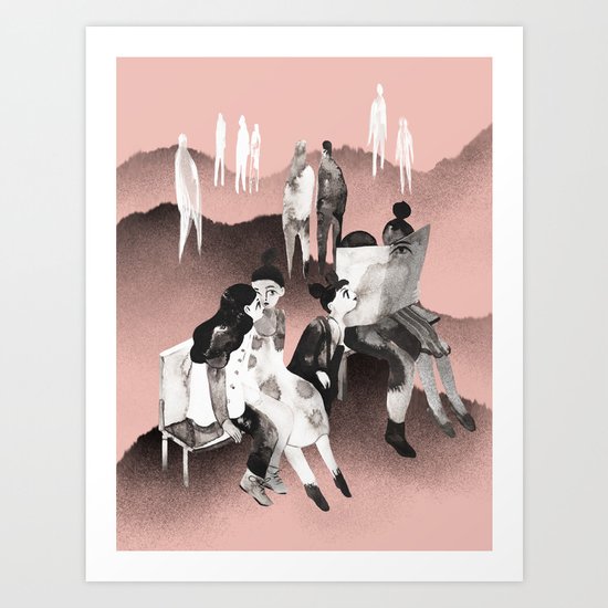 Watch, Wait Art Print