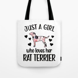 Rat Terrier Girl Rat Terrier Mom Dog Lover Owner Tote Bag | Rat Terrier, Rat Terrier Mom, Rat Terrier Mother, Rat Terrier Girl, Rat Terrier Quote, Graphicdesign, Rat Terrier Owner, Dog Owner Gifts, Rattie Dog, Rattie Mom 