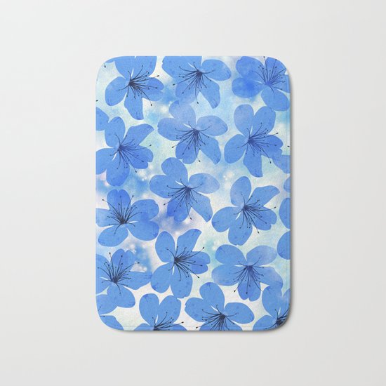 Floral Pattern A Bath Mat