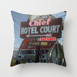 motel Throw Pillow