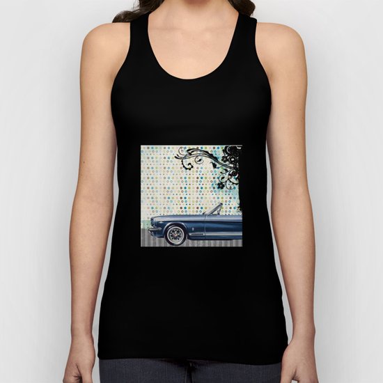 car & pattern Unisex Tank Top