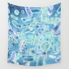 "BACTERIA BURST" MICROSCOPIC Image PHOTO..Microbiology  Wall Tapestry