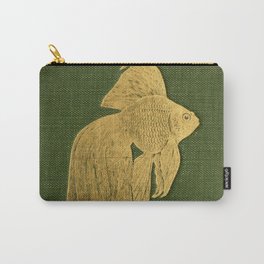 Gilded Goldfish Carry-All Pouch