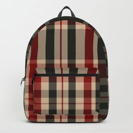 UJ Tartan Plaid Backpack | Pattern, Rocknroll, Woven, Digital, Stripes, Fall, Tartan, British, Scottish, Rockabilly 