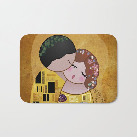 Kokeshi The Kiss Bath Mat