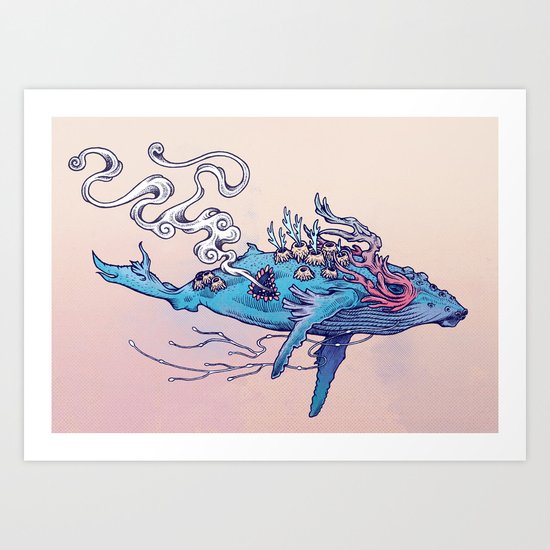 The Last Whale Art Print
