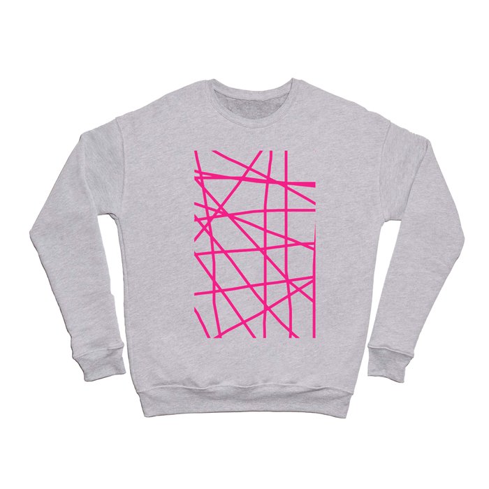 Doodle (Dark Pink & White) Crewneck Sweatshirt
