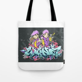 Graffiti girls Tote Bag