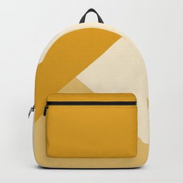 mustard yellow school backpack