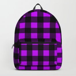 Purple Black Pattern  Backpack | Blaack, Acrylic, Graphicdesign, Digital, Pattern, Purple 