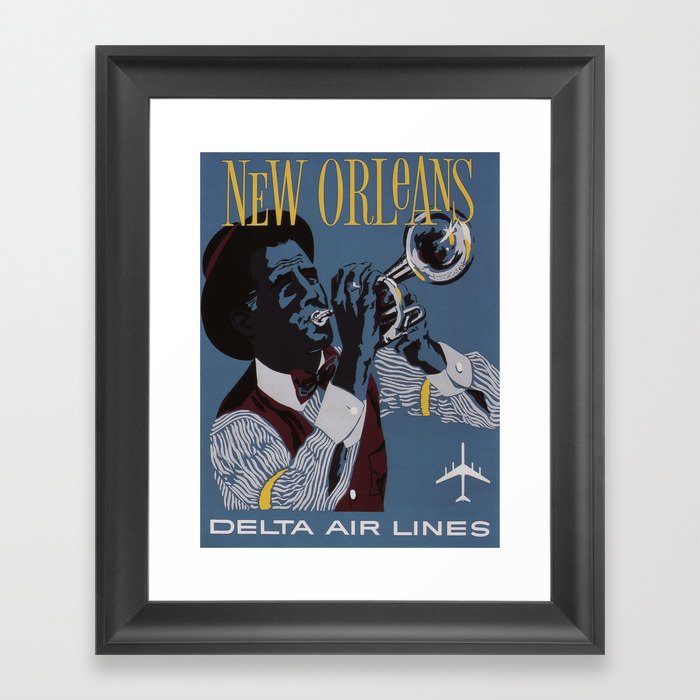 Vintage poster - New Orleans Framed Art Print